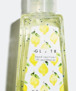 Glitter hand sanitizer yellow lemon 30ml 6 pack online shopping billigt tilbud shoppetur