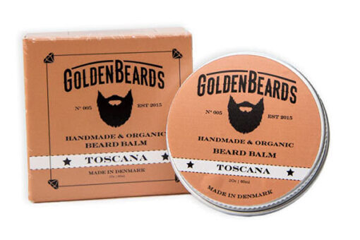 Golden beards handmade & organic beard balm toscana 30ml online shopping billigt tilbud shoppetur