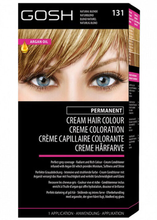 Gosh permanent creme hårfarve 131 natural blonde online shopping billigt tilbud shoppetur