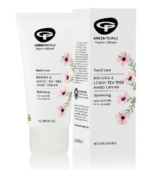 Green people hand care manuka & lemon tea tree hand cream 50ml online shopping billigt tilbud shoppetur