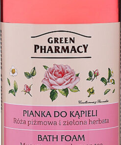 Green pharmacy herbal care bath foam muscat rose and green tea 1L online shopping billigt tilbud shoppetur