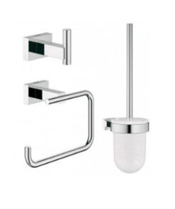 Grohe essentials cube city restroom accessories set - 3 dele online shopping billigt tilbud shoppetur