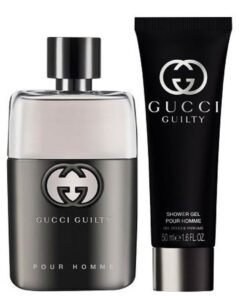 Gucci gaveæske pour homme guilty eau de toilette 50ml + shower gel 50ml (Minus låg) online shopping billigt tilbud shoppetur