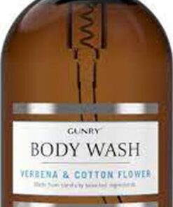 Gunry shower gel verbena & cotton flower 500ml online shopping billigt tilbud shoppetur