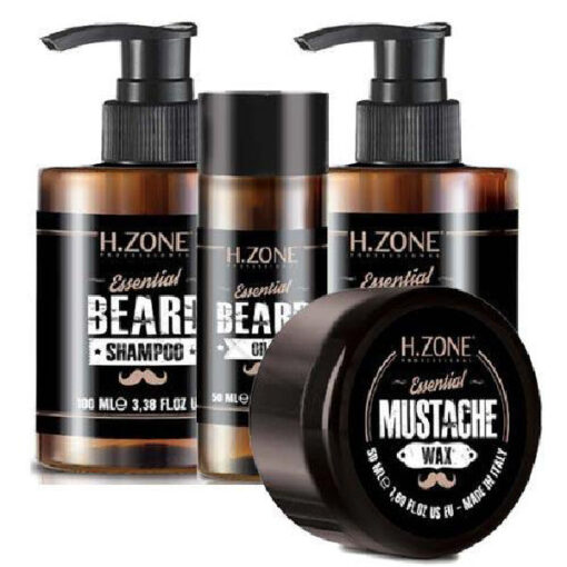 H. zone professional essential beard optionline box - 4 dele online shopping billigt tilbud shoppetur