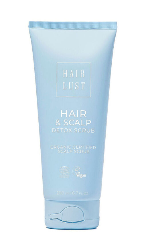 Hairlust hair & scalp detox scrub 200ml online shopping billigt tilbud shoppetur