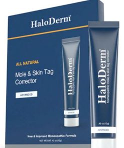 Haloderm all natural mole & skin tag corrector advanced 12g online shopping billigt tilbud shoppetur