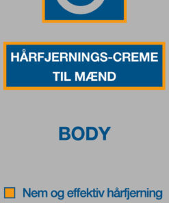 Hanne bang cosmetics hårfjernings-creme til mænd body 200ml online shopping billigt tilbud shoppetur