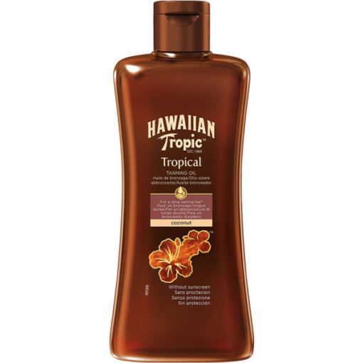 Hawaiian tropic tropical tanning oil coconut 200ml online shopping billigt tilbud shoppetur