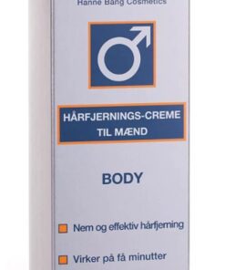 Hbc4men hårfjernings-creme til mænd body 200ml online shopping billigt tilbud shoppetur