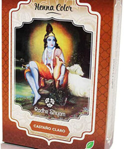 Henna color organico radhe shyam dark brown 100g online shopping billigt tilbud shoppetur