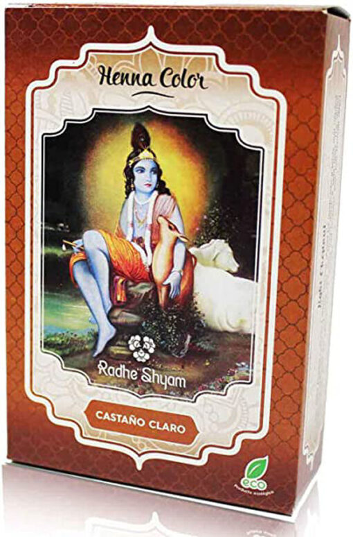 Henna color organico radhe shyam dark brown 100g online shopping billigt tilbud shoppetur