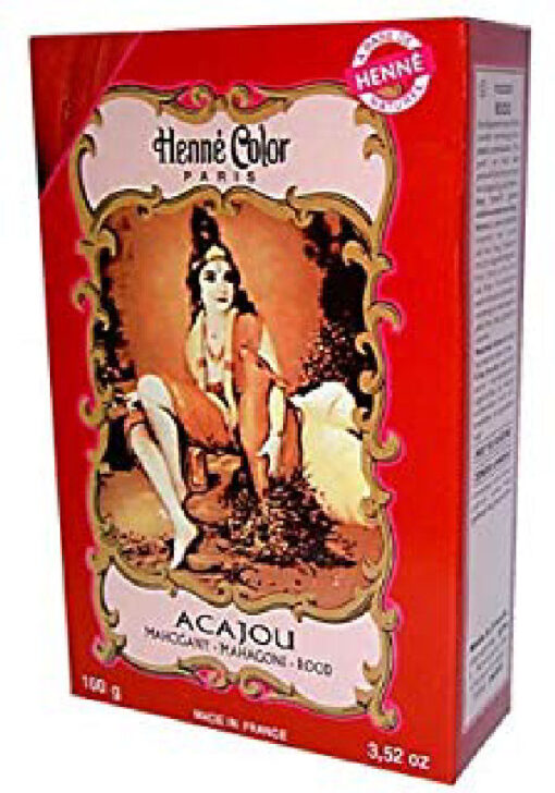 Henné color paris acajou mahogany 100g online shopping billigt tilbud shoppetur