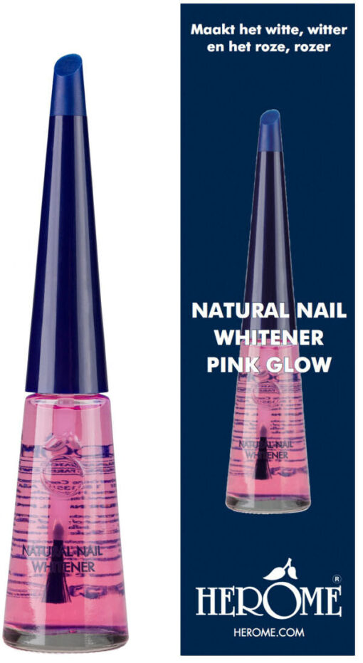 Herome natural nail whitener pink glow 10ml online shopping billigt tilbud shoppetur