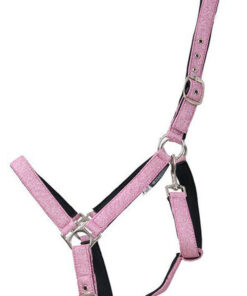 Hy equestrian glitzy headcollar 33107 size pony pink online shopping billigt tilbud shoppetur