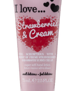 I love strawberries & cream super soft hand lotion 75ml online shopping billigt tilbud shoppetur