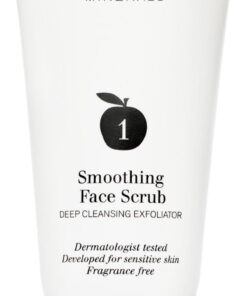 IDUN minerals 1 smoothing face scrub deep cleansing exfoliator 75ml online shopping billigt tilbud shoppetur