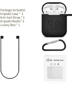 Icetek airpods case sort online shopping billigt tilbud shoppetur