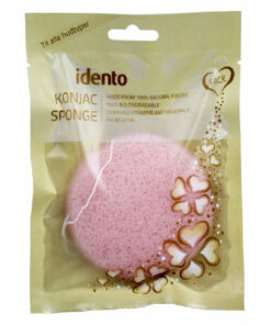 Idento face konjac sponge lyserød online shopping billigt tilbud shoppetur