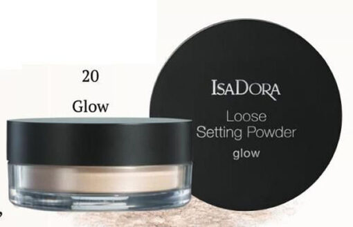 Isadora loose setting powder 20 glow 7g online shopping billigt tilbud shoppetur