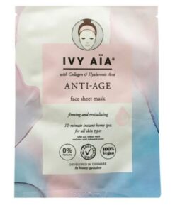 Ivy Aia anti-age face sheet mask 25ml online shopping billigt tilbud shoppetur