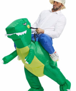 Jadeo voksen kostume oppustelig dinosaur med hat one size online shopping billigt tilbud shoppetur