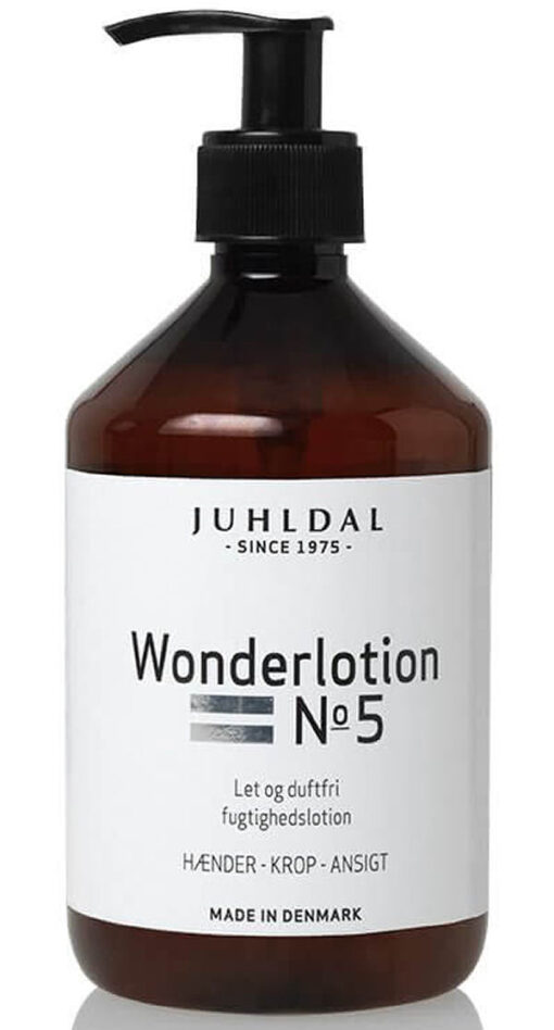 Juhldal wonderlotion no 5 let og duftfri fugtighedslotion 500ml online shopping billigt tilbud shoppetur