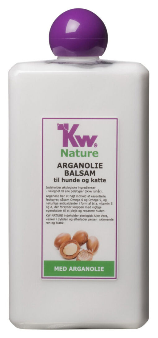 KW nature arganolie balsam til hunde og katte 500ml online shopping billigt tilbud shoppetur