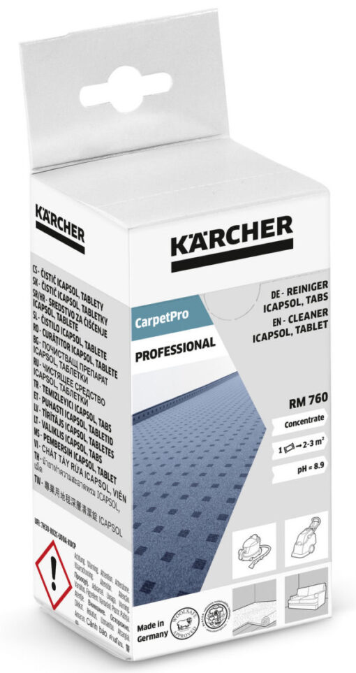 Karcher carpetpro professional cleaner icapsol tablet RM760 16x16g online shopping billigt tilbud shoppetur