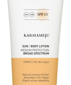 Karmameju sun body lotion SPF15 medium protection all skintypes 200ml online shopping billigt tilbud shoppetur