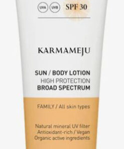 Karmameju sun body lotion SPF30 high protection all skin types 100ml online shopping billigt tilbud shoppetur