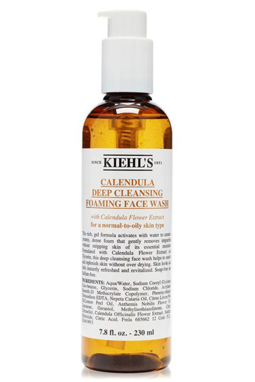 Kiehl's calendula deep cleansing foaming face wash 230ml online shopping billigt tilbud shoppetur