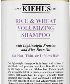 Kiehl's rice & wheat volumizing shampoo 500ml online shopping billigt tilbud shoppetur