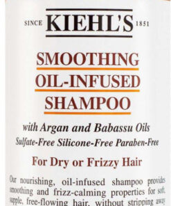 Kiehl's smoothing oil-infused shampoo with argan and babassu oils 250ml online shopping billigt tilbud shoppetur