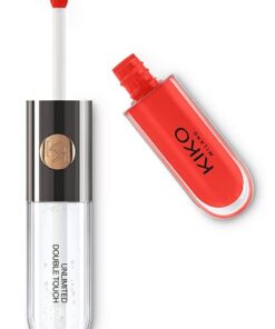 Kiko unlimited bouble touch liquid lip colour 114 orange red online shopping billigt tilbud shoppetur