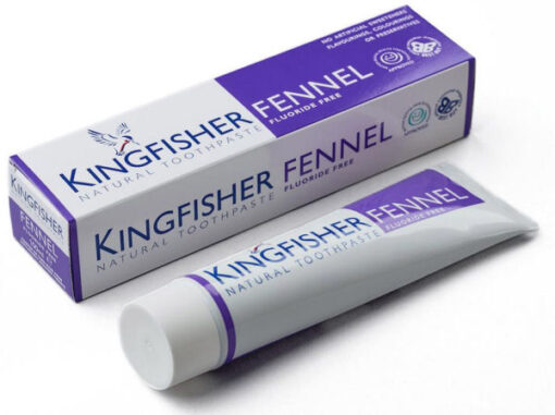 Kingfisher natural toothpaste fennel fluoride free 100ml online shopping billigt tilbud shoppetur