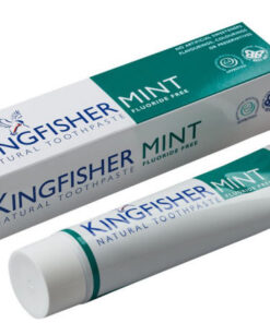 Kingfisher natural toothpaste mint fluoride free 100ml online shopping billigt tilbud shoppetur