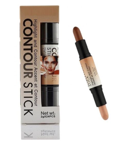 Kiss Béauty contour & highlight stick medium tan A 2x2g online shopping billigt tilbud shoppetur