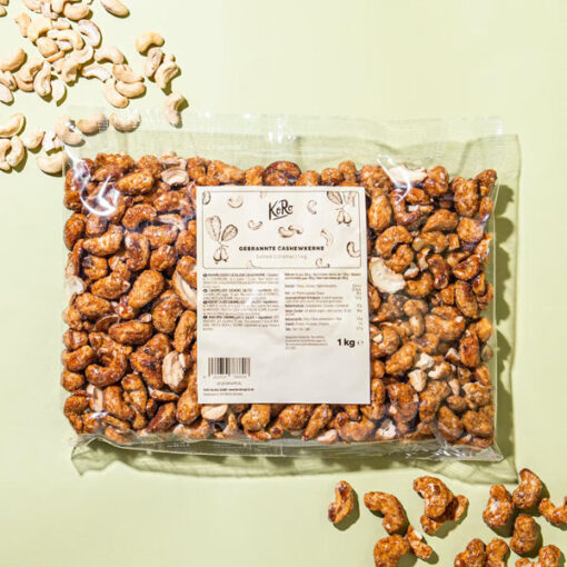 Køb Brændte cashewnødder med Salted Caramel 1 kg online billigt tilbud rabat online shopping