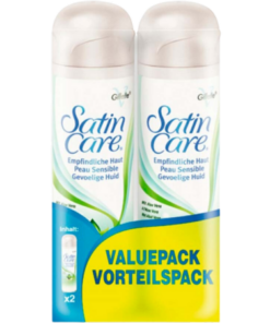 Køb Gillette Satin Care Sensitive Gel - 200ml 2 pak online billigt tilbud rabat legetøj