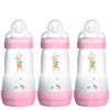 Køb MAM 260ml 2+mdr Anti-kolik Sutteflaske - 3 Pak Pink online billigt tilbud rabat legetøj