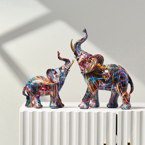 Køb Model Elefant - Kreative farverige figurer online billigt tilbud rabat online shopping