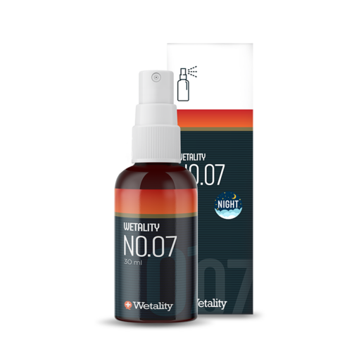 Køb NO.07 NIGHT  -  30ml spray CBD: 750mg