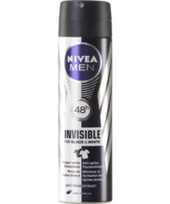 Køb Nivea Invisible Black & White For Men Deo Spray 150 ml online billigt tilbud rabat legetøj