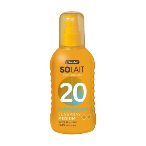 Kruidvat solait transparant sunspray 20 medium 200ml online shopping billigt tilbud shoppetur