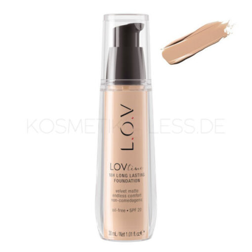 L.O.V time 18H long lasting foundation SPF20 no. 050 pure nudity 30ml online shopping billigt tilbud shoppetur