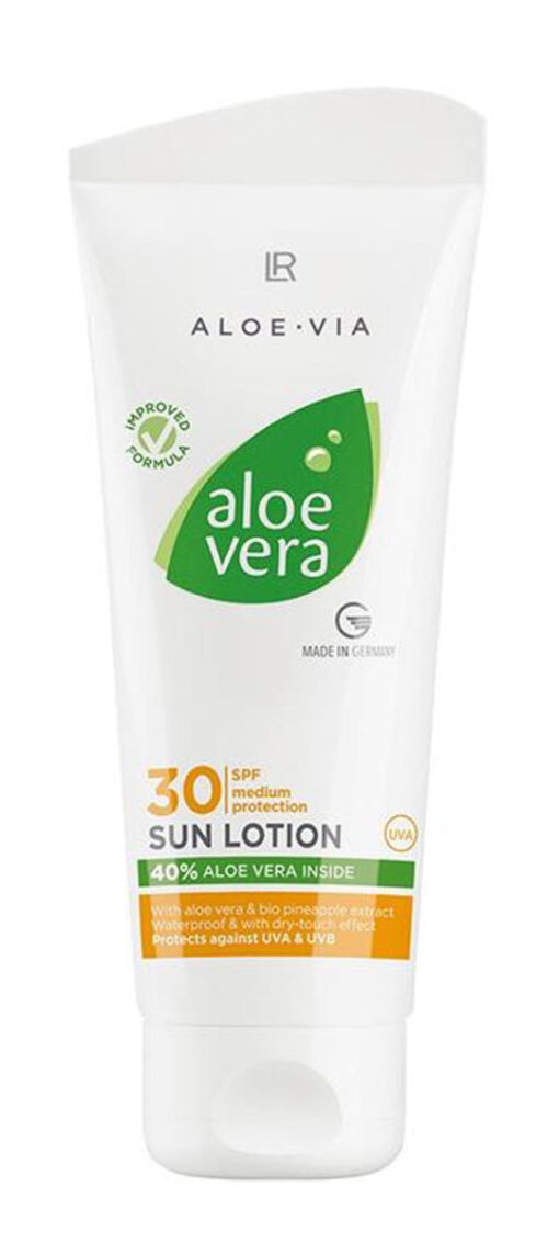 LR aloe via aloe vera sun lotion 30SPF medium 100ml online shopping billigt tilbud shoppetur