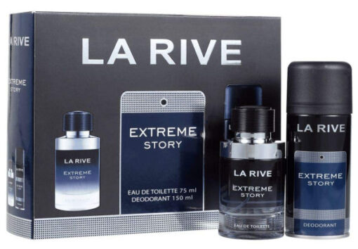 La rive gaveæske extreme story eau de toilette 75ml + deodorant 150ml online shopping billigt tilbud shoppetur