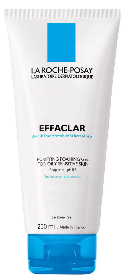 La roche-posay effaclar purifying foaming gel for only sensitive skin 200ml online shopping billigt tilbud shoppetur