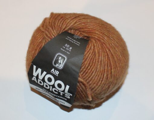 Lang Yarns Air Wool Addicts - Amber farve 0015